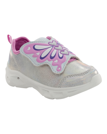 Toddler Butterfly Light-Up Sneakers, 