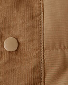 Baby Boy Sleeveless Puffer Vest - Brown, image 2 of 3 slides