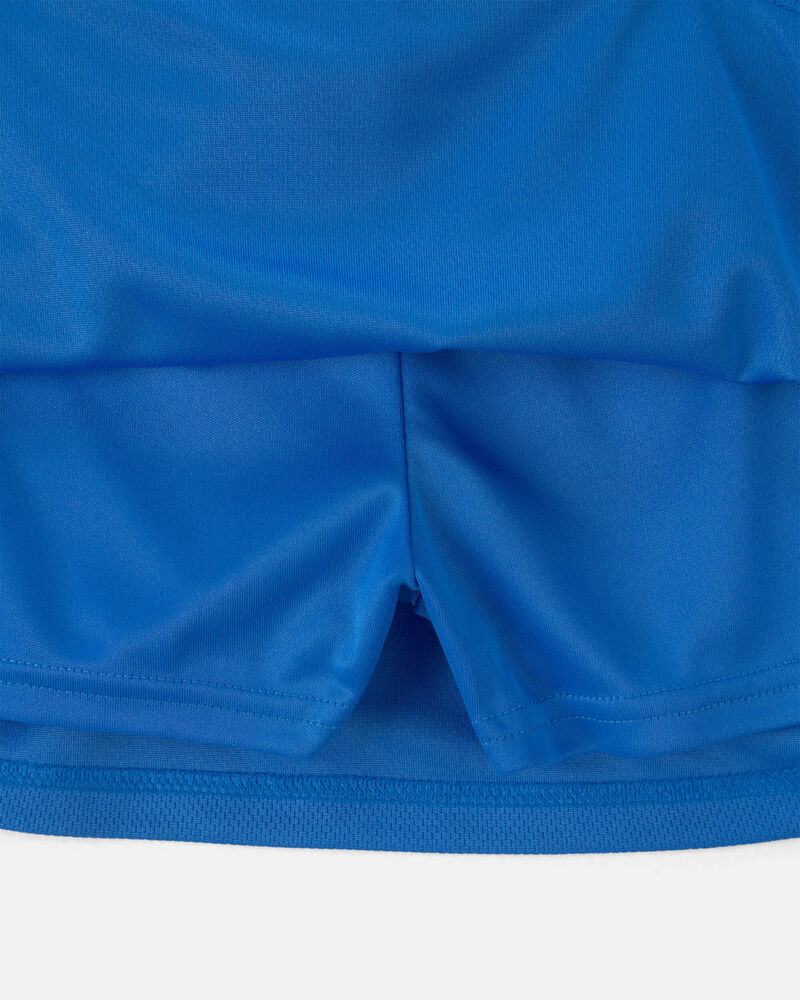 Girls Umbro Brazil Active Skort - Blue/Yellow/Green, image 3 of 4 slides