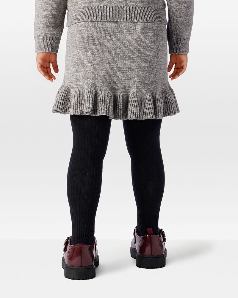 Toddler Girl 100% Cotton Skirt - Grey, image 4 of 5 slides