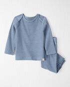 Baby 2-Piece Organic Cotton Ribbed Knit Set, image 1 of 4 slides
