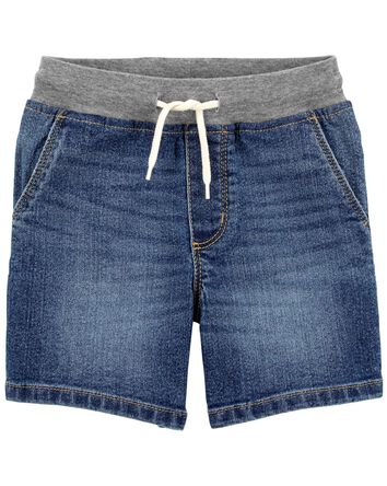 Toddler Pull-On Denim Shorts, 