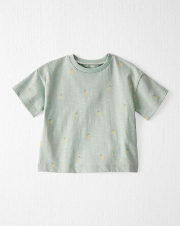 Baby Organic Cotton Pineapple-Print Tee, 