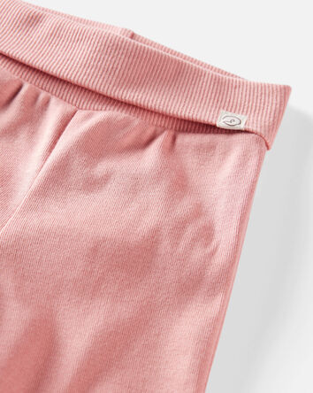 Baby Girl 2-Pack Organic Cotton Grow-With-Me Joggers, 