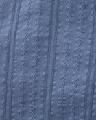 Baby 2-Piece Seersucker Button-Down Shirt & Drawstring Shorts Set - Blue, image 3 of 7 slides