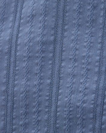 Baby Seersucker Button-Down Shirt - Blue, 