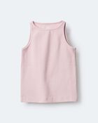 Toddler Girl Ribbed Playtime Tank Top - Pink, image 2 of 6 slides