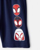 Toddler Boy 2-Piece Spider-Man Outfit Set - Navy/Blue , image 3 of 5 slides