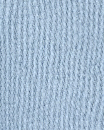 Baby 2-Piece Tank Bodysuit & Shell Print Pull-On Short Set - Blue/Ivory, 