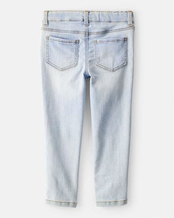Toddler Blue Ice Wash Skinny-Leg Jeans, 