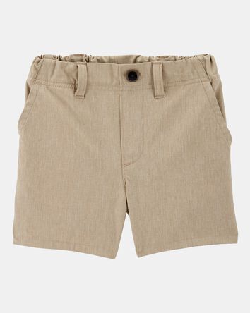 Toddler Boy Active Pull-On Uniform Shorts - Khaki, 