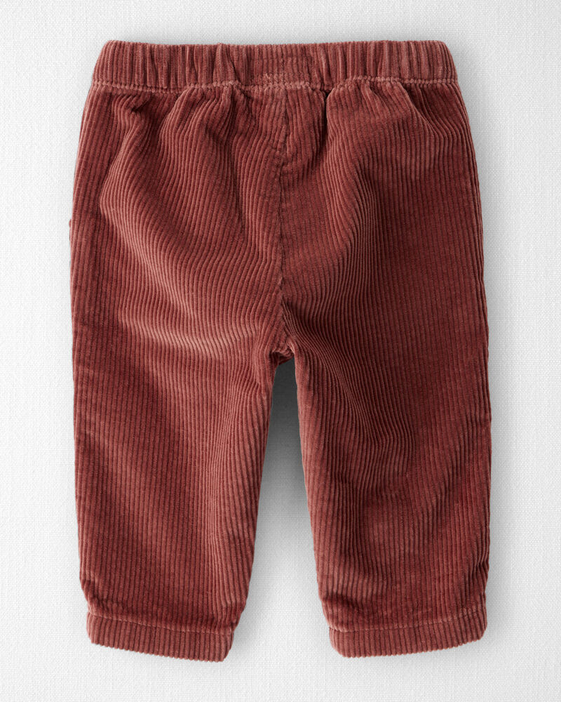Baby Organic Cotton Corduroy Drawstring Pants, image 2 of 5 slides