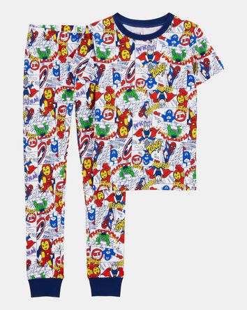 Boys MARVEL&copy;  Snug Fit Cotton 2-Piece Pajamas, 