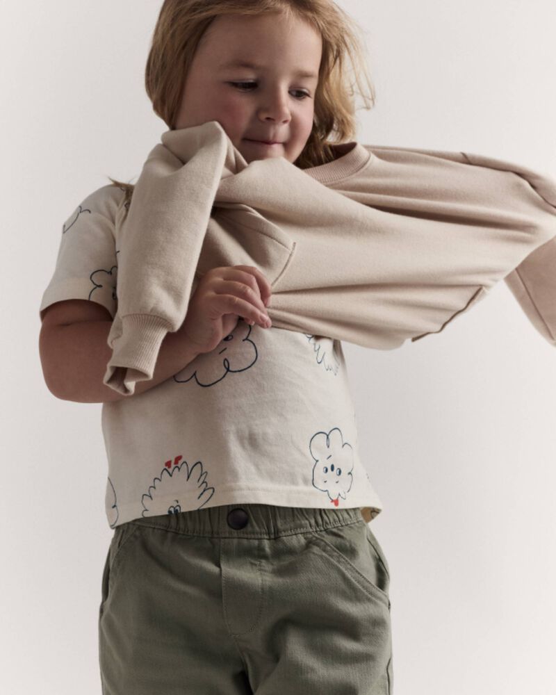 Toddler Girl Bailey Barrel Pant - Olive, image 4 of 8 slides