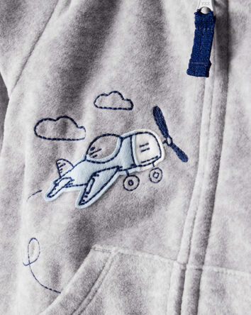 Baby Boy 3-Piece Airplane Cardigan Set, 