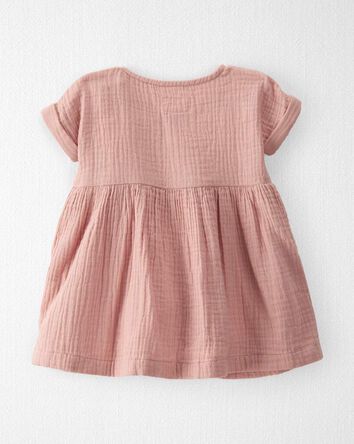 Baby Organic Cotton Gauze Dress, 
