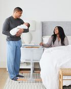 Cozy-Up 2-in-1 Bedside Sleeper & Bassinet Fitted Sheet - Grey Clouds, image 6 of 17 slides