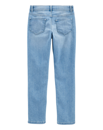 Kid Light Blue Wash Super Skinny-Leg Jeans, 