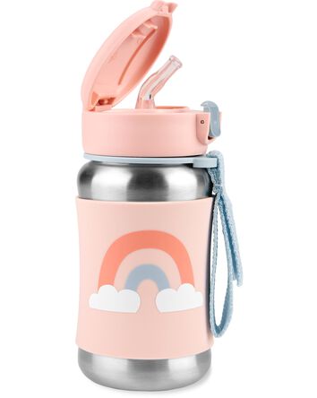 Spark Style Stainless Steel Straw Bottle - Rainbow, 
