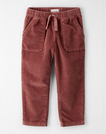 Toddler Organic Cotton Corduroy Drawstring Pants, 
