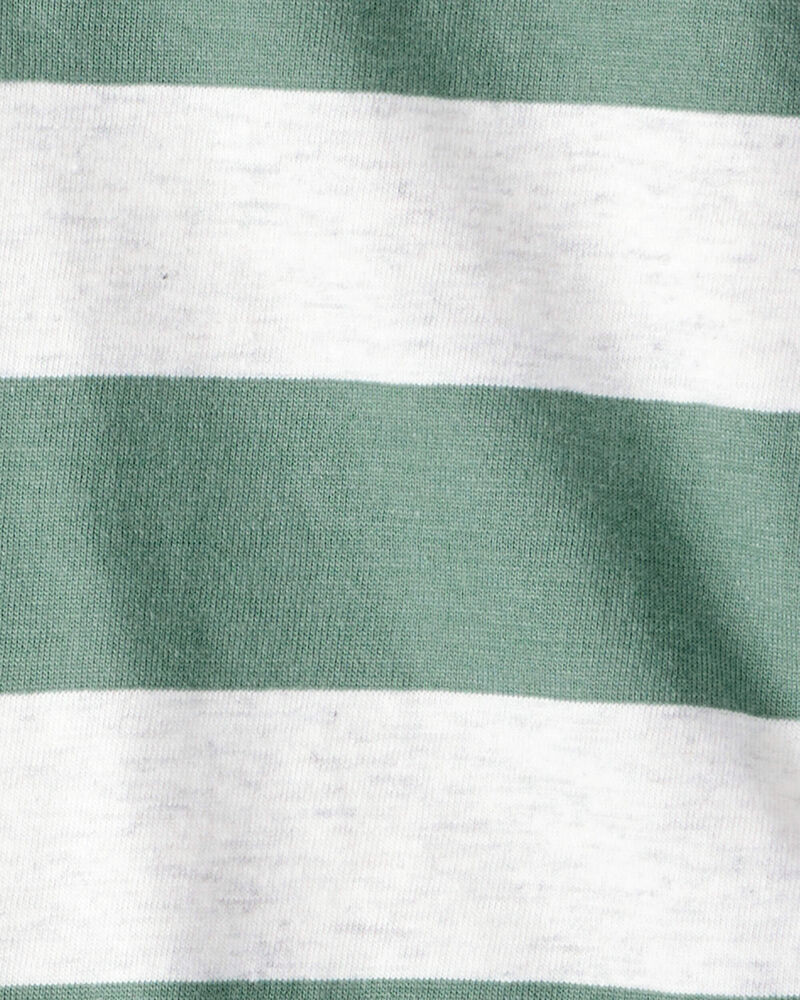 Baby Boy 2-Piece Striped Polo Bodysuit & Pull-On Pant Set, image 3 of 5 slides