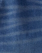 Toddler Boy Denim Cargo Joggers - Dark Wash, image 4 of 5 slides