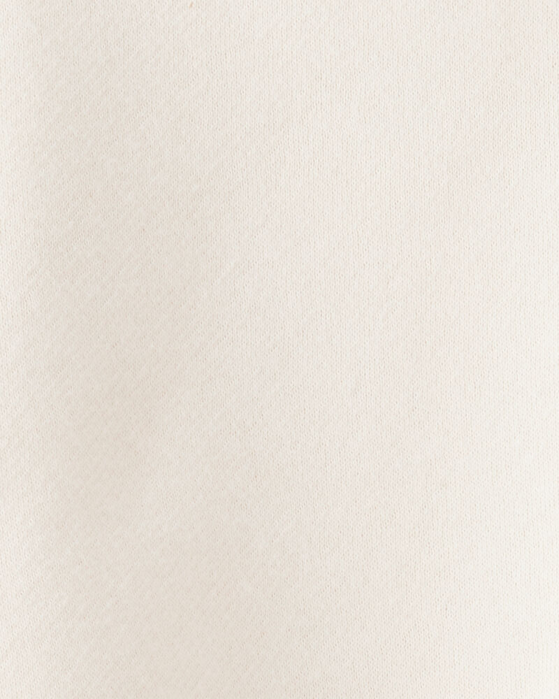 Baby Girl 2-Piece DayDream Fleece Pullover Sweatshirt & Joggers Set - White/Brown, image 3 of 6 slides