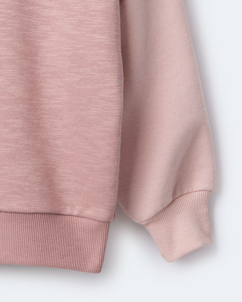 Toddler Girl Colorblock Dolman-Sleeve Sweatshirt - Mauve, image 6 of 6 slides