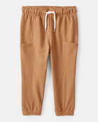 Toddler Boy 2-Piece Dinosaur Hoodie & Pant Set - Cream/Brown, image 2 of 7 slides