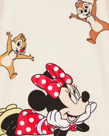 Girls Disney&copy; Minnie Mouse Short-Sleeve Graphic Tee - Cream, 