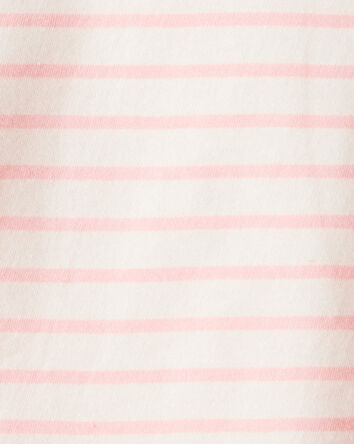 Baby Girl Striped Long-Sleeve Top - Pink, 