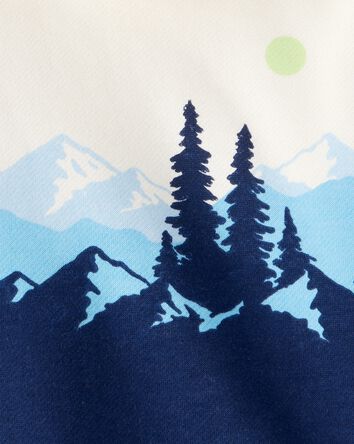 Baby Boy DayDream Fleece Mountain Print Hoodie, 