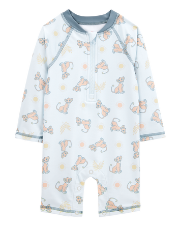 Baby Disney&copy; Lion King 1-Piece Rashguard Swimsuit - Blue, 