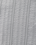 Baby 2-Piece Seersucker Button-Down Shirt & Drawstring Shorts Set - Grey, image 3 of 6 slides