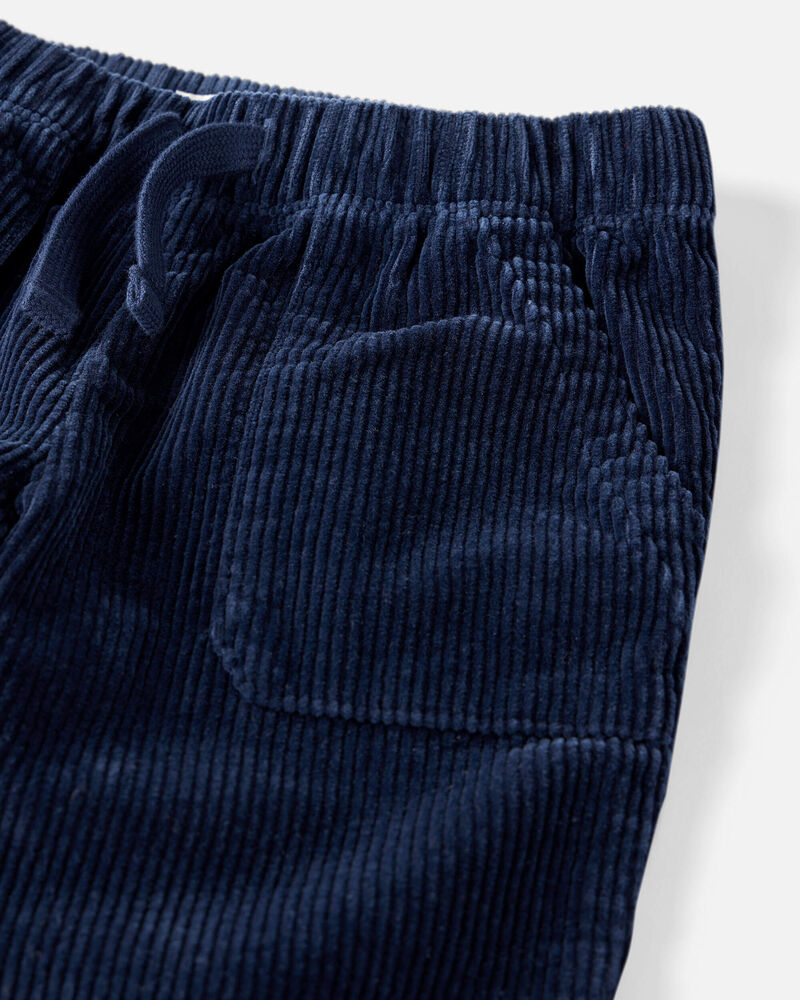 Toddler Organic Cotton Corduroy Drawstring Pants, image 5 of 7 slides