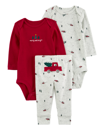 Baby 3-Piece Holiday Little Character Set, 