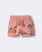 Toddler City Park&trade; Short in Clementine Grove Print - Light Pink, image 2 of 6 slides
