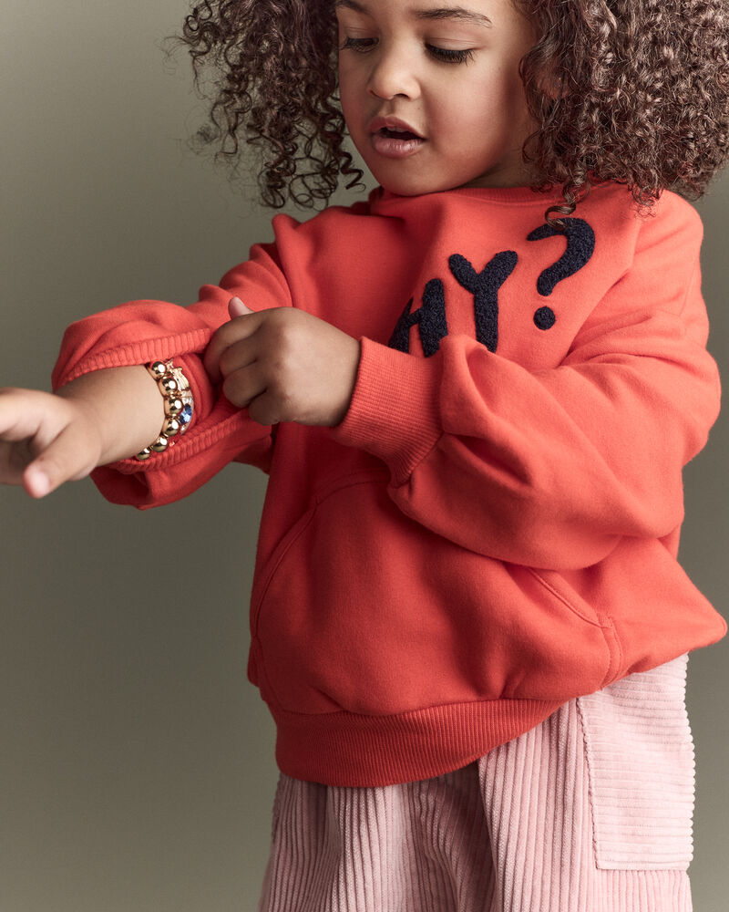 Toddler Girl Otter Pocket Corduroy Jumper - Light Pink, image 6 of 7 slides