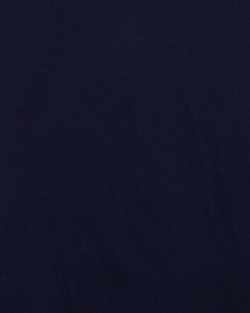 Girls Pique Cotton Uniform Polo - Navy, 