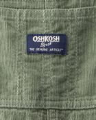 Baby Solid Corduroy Overalls - Green, image 3 of 4 slides