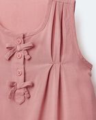 Toddler Girl Sleeveless Bow Top - Pink, image 6 of 6 slides