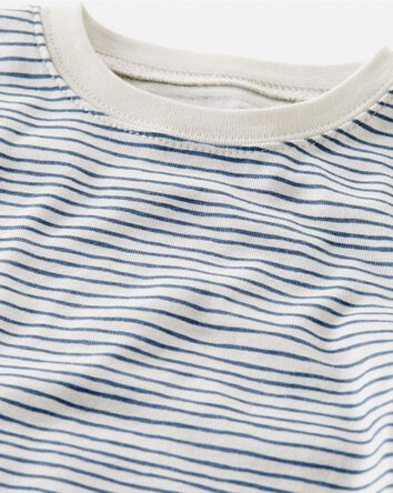 Toddler Organic Cotton Pajamas Set in Stripes, 