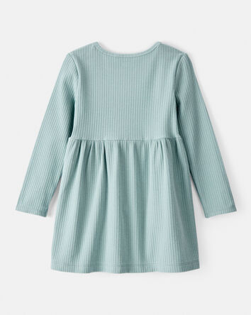Toddler Girl Long-Sleeve Dress - Green, 