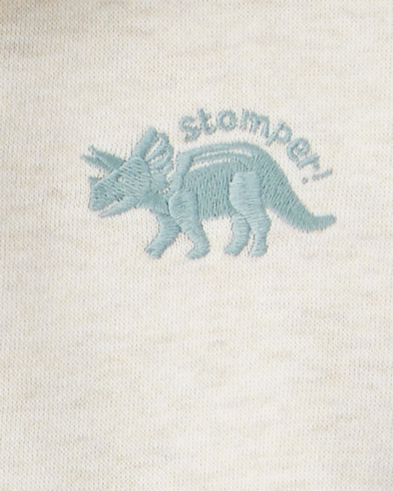 Baby Boy DayDream Fleece Dinosaur Print Long-Sleeve Tee & Pant Set, image 4 of 6 slides