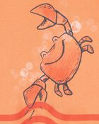 Toddler Boy 4-Piece Beach Crab 100% Snug Fit Cotton Pajamas - Orange, image 3 of 4 slides