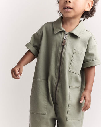 Toddler Day Out&trade; Cropped Jumpsuit - Olive, 
