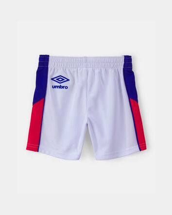 Toddler Umbro France Mesh Soccer Shorts - Blue/Red/White, 