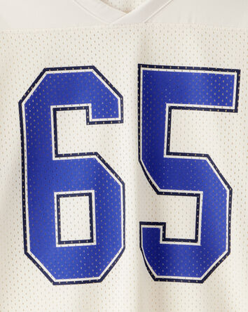 Boys Short-Sleeve Mesh Jersey - White, 