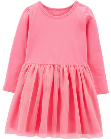 Toddler Tutu Jersey Dress, 