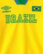 Toddler Umbro Brazil Soccer Jersey - Yellow/Green, image 3 of 3 slides